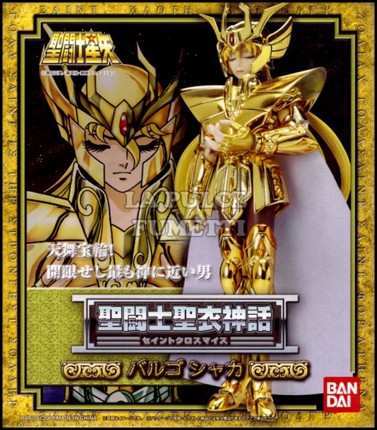 SAINT SEIYA MYTH CLOTH - GOLD: VIRGO - SHAKA - VERGINE NO MANUALE ISTRUZIONI
